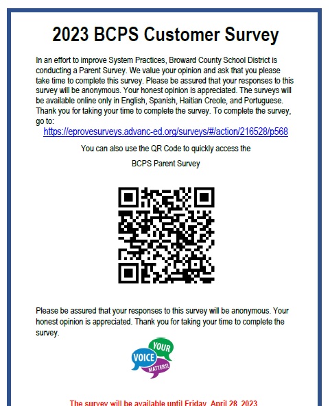  Parent Customer Survey